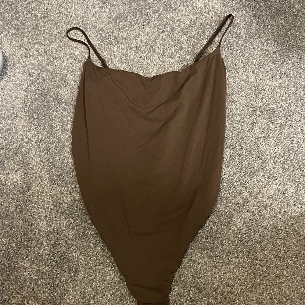 SKIMS Brown Bodysuit